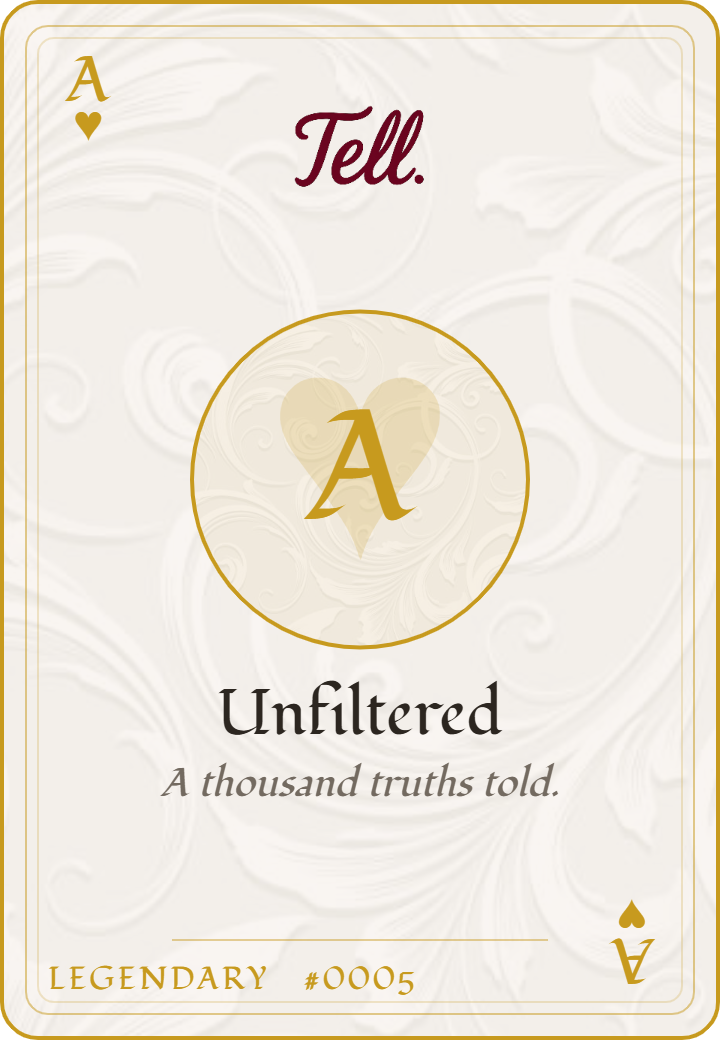 Unfiltered keepsake card — Legendary